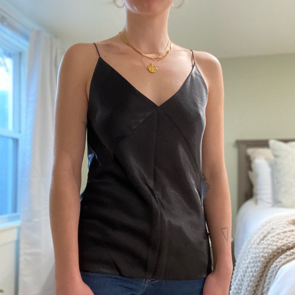 Vince V-Neck Bias Camisole - Picture 1 of 9